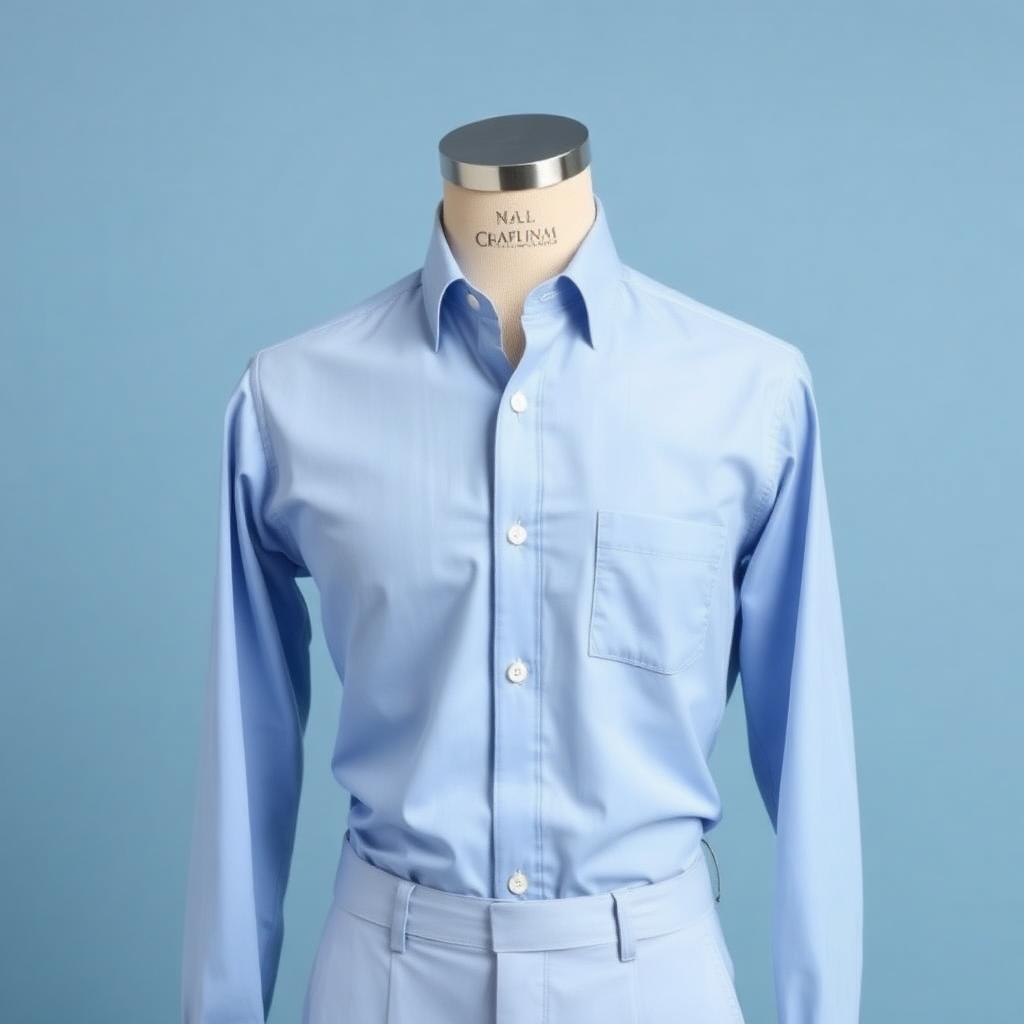 Men Light Blue Formal Shirt