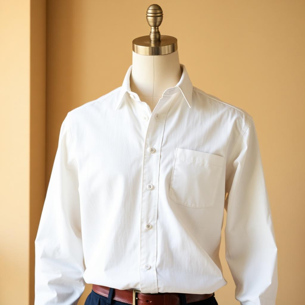 Men White Casual Shirt