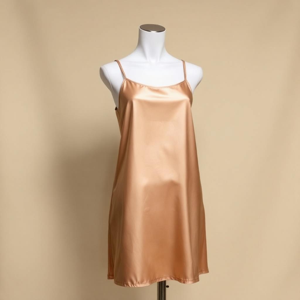 Women Beige Slip Dress